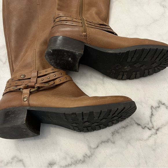 Tanned cowboy style boot size 7.5 Nine West - Picture 11 of 11